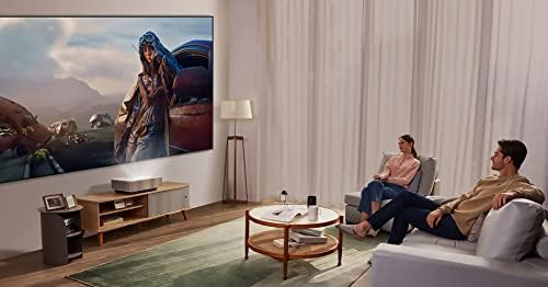 LG CineBeam Laser Projector HU715QW Home Cinema 2500 Lumen, 4K UHD 2160P, Projection Between 80 ~ 120 Inches, LG Smart WebOS 6.0, Bluetooth Audio, Built-in Speakers (2 x 20 W)
