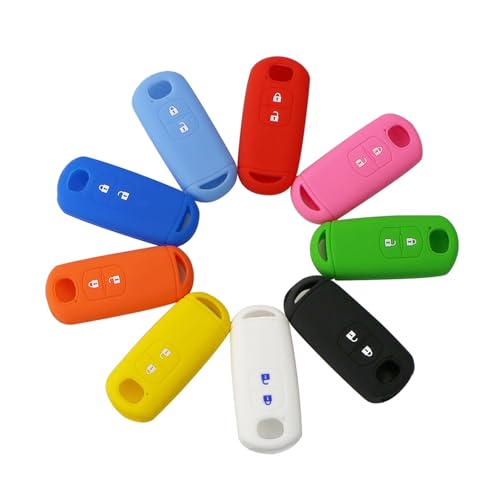 Étui clés télécommande en silicone à 2 boutons Mazda pour réparer une clé usée CX5 - 3
