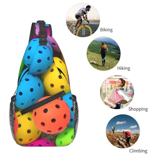 Bolso Cruzado Pickleball de Hombre y Mujer Bolsa Mochila Casual miniatura 6