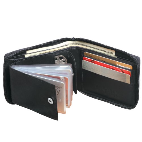 Safety Zip Security Wallet (Black)
