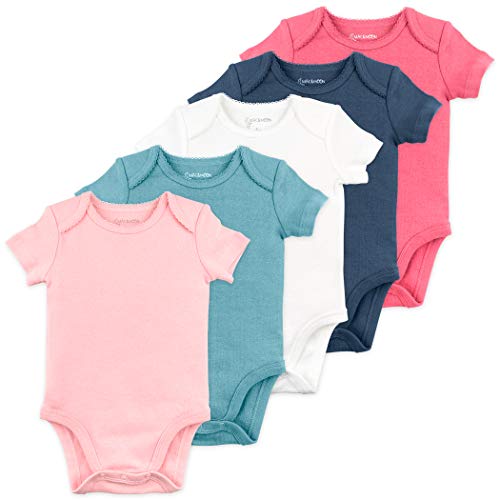 Image of Mac & Moon Organic Cotton 2-Pack Bodysuit in Furry Friends Print