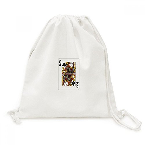 Sac cordon Toile pique dame de pique parfait pour vos voyages et loisirs quotidiens