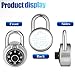 12 PCS Locker Locks with Code Combination Lock for Locker Small Padlock Small Padlock Fixed Dial Combination Padlocks with Different Combinations 2 in Wide for Gym Employee Toolbox Gate Fence