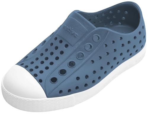 Native Shoes Unisex-Kids Jefferson Sneakers, Oasis Blue/Shell White, 11 Little Kid