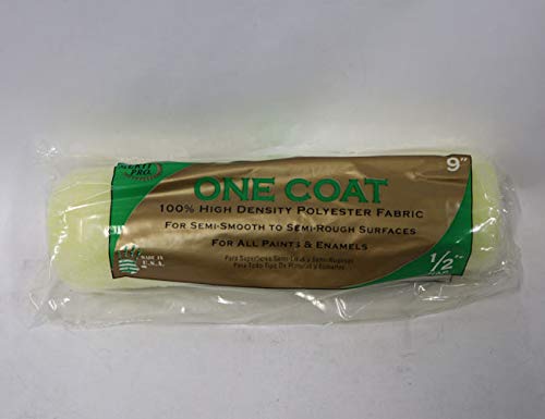 00101 9 X 0.5 In. One Coat Roller Cover For Smooth Finishes