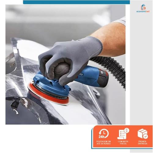 Kit 100 Un Disco de Lixa Sistema Fixa Fácil Branco 125mm Starfer Grão 1000