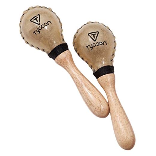 Tycoon Percussion TMS 60 Small Rawhide Maracas (TMS-60)