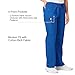 WonderWink Women's Wonderflex Faith Scrub Pant, Royal, Small
