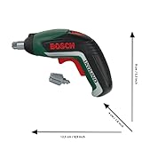 Theo Klein 8300 Bosch Akkuschrauber Ixolino | Batteriebetriebener Akkuschrauber mit Licht und Sound | Auswechselbare Aufsätze | Maße: 12,5 cm x 4 cm 9 cm | Spielzeug für Kinder ab 3 Jahren