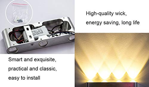 Lámpara de pared interior de 8W para iluminar pasillos oscuros con luz blanca 3