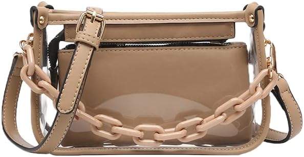 Vegan Clear Crossbody by Jen & Co.