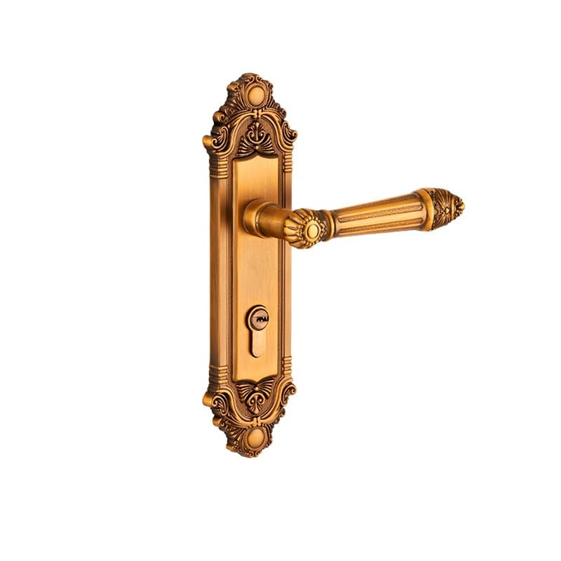 Serrure de porte de chambre à coucher silencieuse avec poignée ergonomique