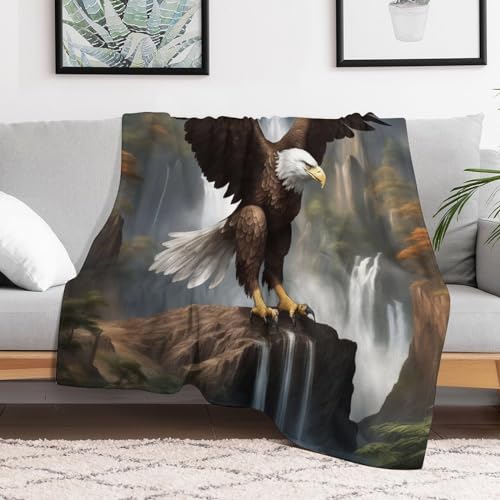Couverture de canapé aigle en flanelle pour des soirées cocooning chaleureuses