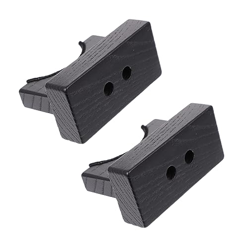 KICHOUSE 2Pcs Black Baseball Bat Display Stand Sturdy Storage Rack for Home Use Creative Baseball Bat Holder Present for Enthusiasts