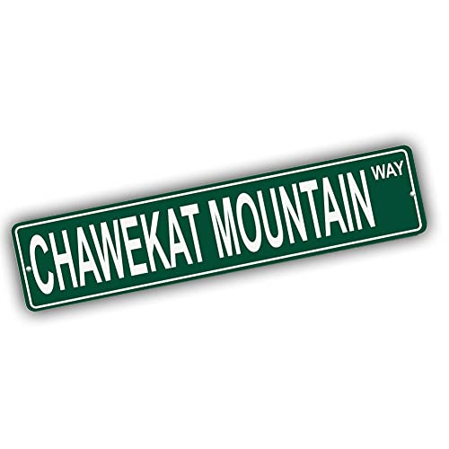 Brotherhood Aluminum Street Sign for Chawekat Mountain - Alaska Wall Decor