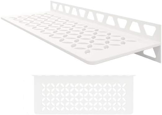 Lіmіtеd Dіѕсоunt Schluter Systems Wall Shelf-W - Floral Design -Matte White - (SWS1D5MBW) Kerdi-Line Shower Accessory