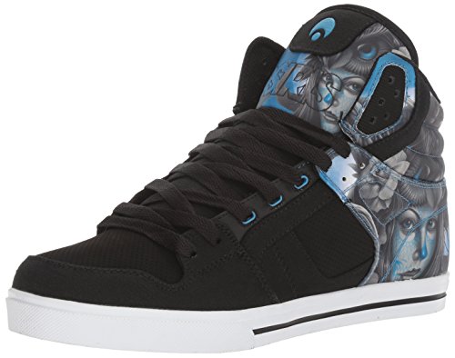 Osiris Men's Clone Skateboarding Shoe, Owl/Queen/Blue, 5.5 M US