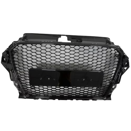 Calandre de course supérieure en nid d'abeille style RS3 pour Audi S3 A3 8V 2014-2016