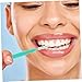 Ciieeo 100pcs Portable Interdental Brush for Travel Tooth Cleaning Tool Comfortable to Hold Handle Multi-Functional for Braces Teeth and Gaps