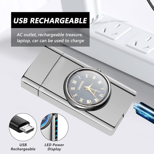 Mechero eléctrico recargable USB de plasma para cocina y velas 7