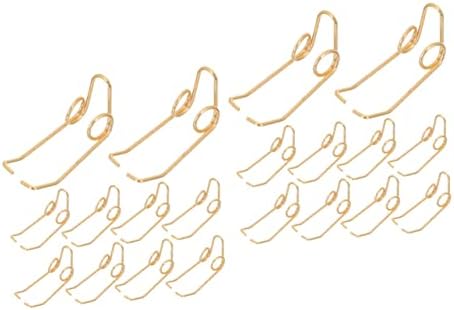 Vaguelly 40 Pcs Brass Instruments Guiro Instrument Trumpet Repair Springs Trumpet Spring Metal Trumpet Repair Parts 25.2mm Water Key Spit Valve Spring Metal Wire Spring for Trumpet Supplies