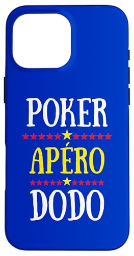 Poker Apero Dodo | Cadeau Casino Croupier Cartes Humour �X�}�z�P�[�X iPhone 16 Pro Max �p