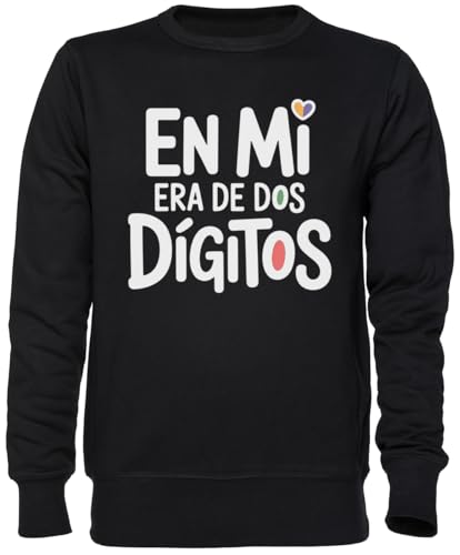 Jumper noir unisexe en mi era de dos dígitos le cadeau idéal pour adulte