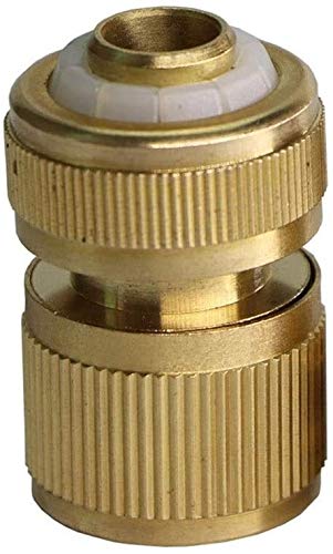 Raccordi filettati 1 set / 2 pezzi Adattatore per acqua da giardino in ottone G1/2 '' 3/4 '' Filettatura ucet Connettore ad innesto rapido, tubo da 1/2 pollice Pistola ad acqua Raccordi per lavatrice