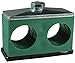 Dixon HTW16T 1" Twin Series Tube Clamp Steel & Poly (L-2.76" x W-1.18" x H-1.85")