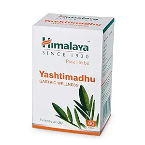 Himalaya Wellness Pure Herbs Yashtimadhu Gastric Wellness - Pack of 60 Tablet