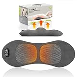 Smooth Triple Fusion 3-in-1 Back Massager Lumbar Pillow with Heat, Vibration & Traction Back Massager for Pain Relief DeepTissue.Relaxation Device for Home,Office,Car.Gift Idea Corded