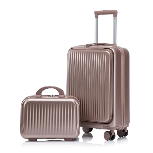 Image of Hardside Luggage, Lightweight Suitcases with Spinner Wheels, 20 /14 Inch