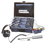 STEELMAN ChassisEAR/EngineEAR Auto Diagnostics Combination Kit, Electronic Stethoscope, Clamp Vibration Sensors, Over-ear Headphones