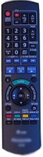 Used Remote Control for Panasonic DVD/R VCD N2QAYB000197 DMR-EZ475VPK Recorder