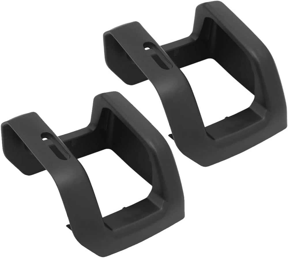 Pair Right and Left Side Seat Belt Anchor Cover Compatible for VW Atlas 2018 2019 2020-2025 Belt Cover Seat Trim Black Replace 3CN885250C82V 3CN885249C82V Passenger Driver Side (Pair)