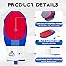 MENOLY Baseball Sliding Mitt for Adult - Adult Sliding Mitts Baseball Softball Sliding Glove Universal Right or Left Hand-Blue Red