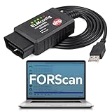 OHP FORScan ELM327-based OBD2 to USB Diagnostic Scan Tool with MS-Can/HS-Can Switch for Ford Lincoln Mazda Mercury Vehicles
