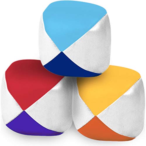 Vilac - 4309 - Plein Air - 3 balles de jonglage, Red/Yellow/Green/Blue