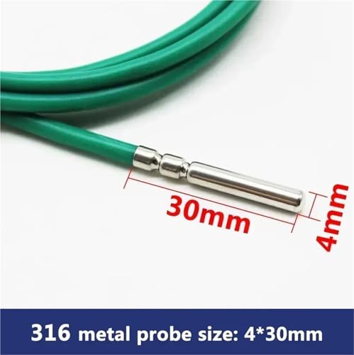 Cables termopar tipo K de 0.5m y sensor de temperatura para 260 ℃, 1 ud. 3
