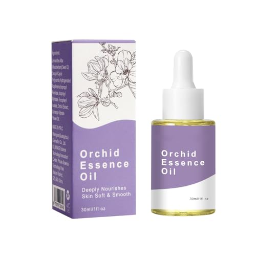 Aceite de orquídea, hidratante y translúcido, hidratante, hidratante y nutritivo, mejora la piel seca, 30 ml JyW326 (blanco, 9,2 x 3,6 cm)