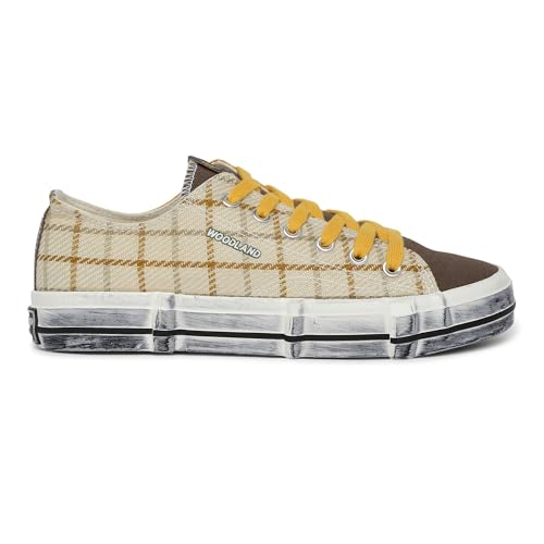 Image of Woodland Women Yellow /Olive Sneakers