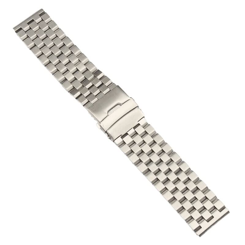 Nowy 18 20 22 24 26 mm matowy solidny pasek ze stali nierdzewnej uniwersalny pasek do zegarka Diesel do bransoletki na nadgarstek Panerai, 20mm, Agat