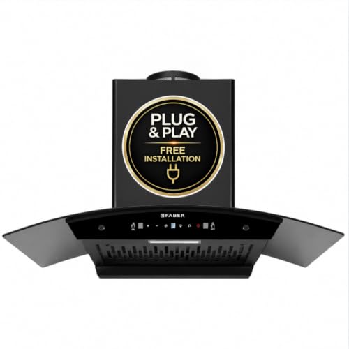 Image of Faber Vento 90cm Plug & Play BLDC Autoclean Chimney | Free Installation |1500 m /hr Suction | Filterless | Zero Maintenance cost on Filters for 2 years| 12 yrs warranty on Motor