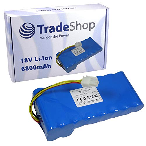 Trade-Shop - Batería compatible con robot cortacésped Husqvarna Automower 320, 330X, 420, 430, 430X, 440, 450X, 520, 550 (ion de litio, 6800 mAh, 18 V)