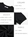 PJ PAUL JONES Men's Casual Pullover Tees Fashion Textured Knit Shirt Crewneck Pullover Shirts Black