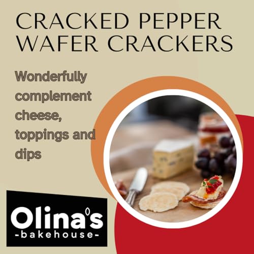 Olina's Bakehouse Crackers, Assorted (3-Pack, Black Pepper - Wafer) - image 4