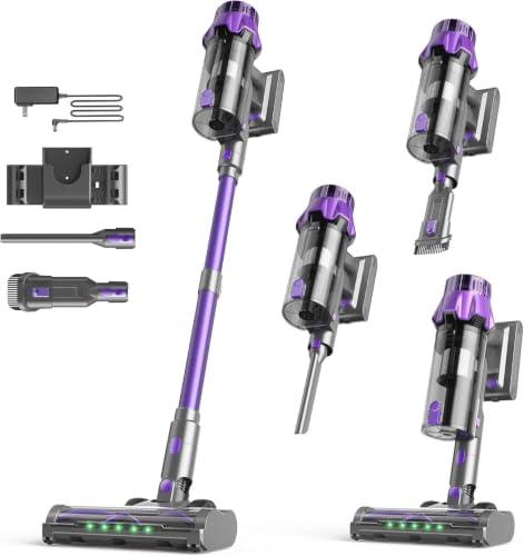 Aspirateur sans fil 55Kpa autonomie jusqu'à 70 min