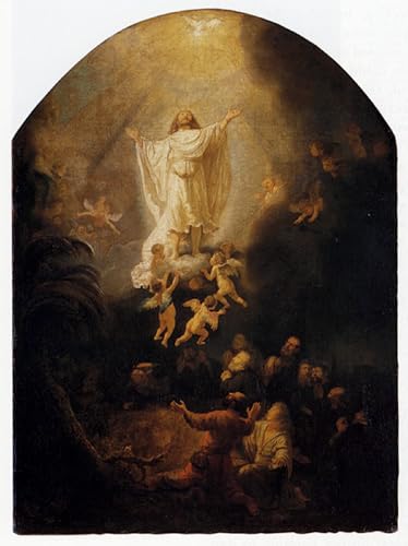 Art Posters Rembrandt l'Ascension du Christ avec impression haute définition de 60x90cm