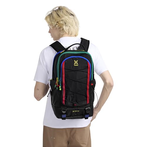 Hurley Men's Commuter Travel Backpack, Mauve Haze, One Size4