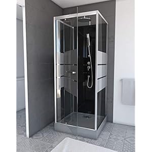 MARWELL Complete douche kant-en-klare douche Dusy 70 x 70 x 225 cm – douche met vooringang – douchecabine met…